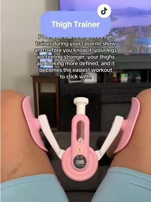 The workout you can literally do from the couch 🙌 This MERACH thigh trainer makes it so easy to work your inner thighs, legs & glutes while watching TV!@Merach US  #MERACH #ThighTrainer #HomeWorkout #LegWorkout #FitnessAtHome
