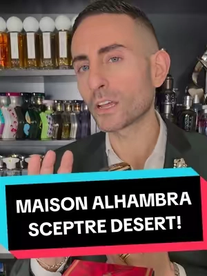 Maison Alhambra Sceptre Desert perfume review! #fragrance #fragrancetok #fragrancetiktok #perfumetok #redolessence 