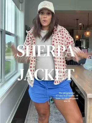 Plaid checkered Sherpa jacket! The ultimate fall jacket!!! #falljacket #sherpajacket #jacketseason #plaidjacket #fallfashiontrends 