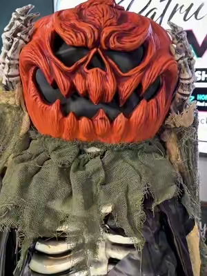 Turn your yard into a haunted attraction 🎃👻 This life-size Pumpkin-Head Ghost brings the scare with an animated design, sound activation, and creepy sounds that come alive when guests get close. Perfect for porches, lawns, gardens, haunted houses, and giving trick-or-treaters a fright they won’t forget! #halloweendecor #halloween2026 #TikTokshopbacktoschool #tiktokshopcreatorpicks #creatorsearchinsights 