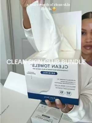 The best deal I’ve seen this year ! @Clean Skin Club #disposablefacetowel #cleanskinclub 