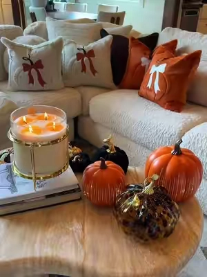 Pumpkin pillow covers just make everything feel like fall 🎃🤎 #PumpkinPillowCovers #FallPillowCovers #PumpkinDecor #FallDecor #FallHomeDecor 