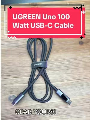 Upgrade Your Charging Setup with UGREEN Uno 100 Watt USB-C Cable #UGREEN #Charging #BackToSchool #Tech #ttspathways