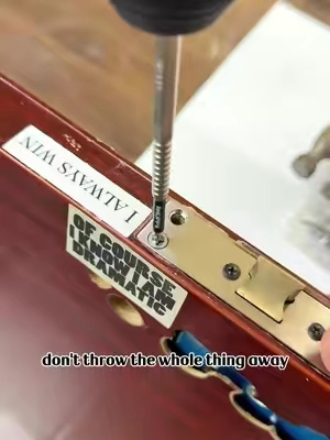 Perfect fix for loose furniture screws. These wood inserts deliver powerful grip for renovations and all types of lumber. #furniturerepair #homeremodeling #screwsandnuts #woodDIY #householdtools