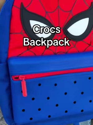 The new spidey crocs backpacks are sooooo cute! #crocs #crocsbackpack #crocsnewarrivals #tiktokshopcreatorpicks @Crocs 