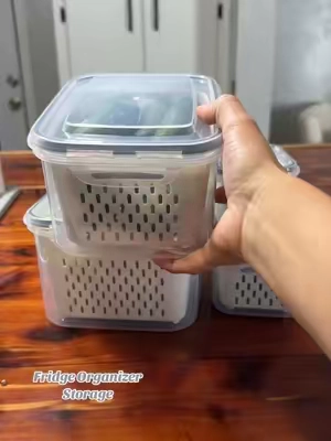 8 pcs Fridge Organizer Storage / Organizadores de fruta para el refri  #organizerstorage #homeorganization #TikTokshopbacktoschool 