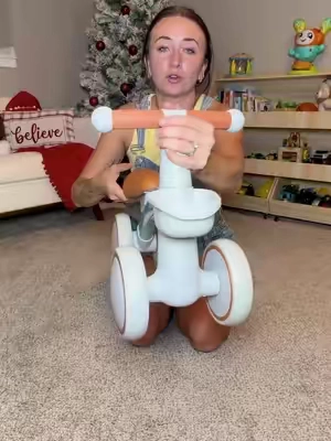 my baby’s FAVORITE #babybalancebike #giftsforbabies #christmasgiftideas 