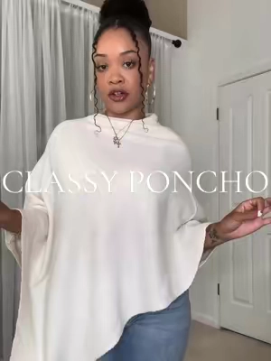 I need this in every color 😩 #poncho #shawl #classyfashion #fallfashion 