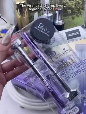 This 4-in-1 Tool Makes Lower Lashes SO Much Easier 👀✨ #LowerLashStamp #4in1MakeupTool #EyelinerTool #BrowTool #MakeupBeginners