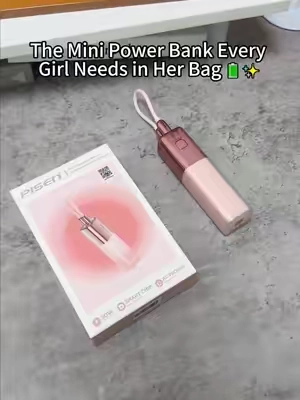 The Tiny Power Bank Every Girl Needs in Her Bag 🔋✨
 #TikTokMadeMeBuyIt
 #AmazonFinds
 #MustHaveGadgets
 #GadgetFinds
 #SohoChic