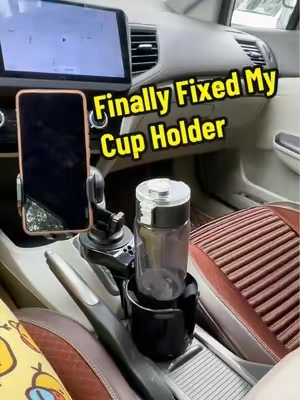 I can’t believe how much more convenient this car phone mount cup holder really is!#cupholder  #phonemount  #carphonemount#SummerEssentials #tiktokshopsummersale
