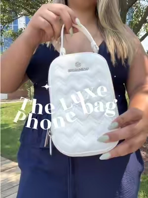 The Iris Luxe Phone Bag is compact, lightweight, and perfect for hands-free days. Wear it crossbody or over the shoulder and you’re good to go!  #IrisAndRainbow #PhoneBag #CrossbodyBag #TikTokShop #EverydayBag  