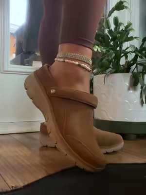 Replying to @Ma Skechers Easy Going  Rhinestone Foldover Mules @QVC, Inc #skechers #miniboots #shoesforwomen #clogs #tiktokshopcreatorpicks