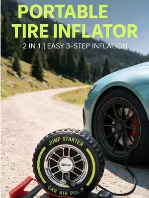 Safety Always Matters !#portablejumpstarter #jumpstarter#TikTokshopbacktoschool #tiktokmademebuyit #tireinflator