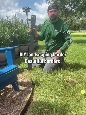 Landscaping border #landscapedesign #landscapingdesign #homedecor #garden #diyproject 