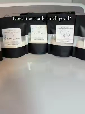 This is the best way to try before you buy any full-size of any of the R&W Co scents. This is their seven scent laundry detergent sampler pack. ##randwco##laundrydetergent##goodsmell