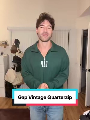 That old money vintage quarter zip look for fall #tiktokshopcreatorpicks #gap #mensfashion #gappullover #gapquarterzip 