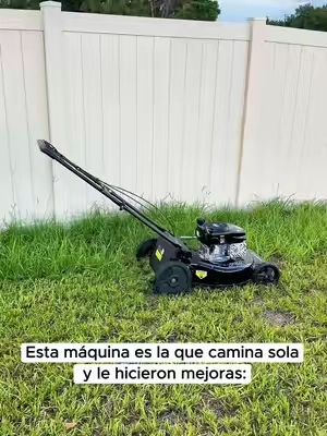 Máquina fácil de usar y muy practica y cómoda a la hora de usar #maquina @PowerSmartUSA @Powersmartusa #patio #jardin #monte #grama 