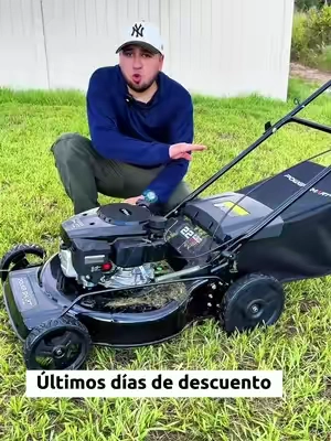 Maquina tácil de usar y muy practica y cómoda a la hora de usar #maquina @PowerSmartUSA @Powersmartusa #patio #jardin #monte #grama 