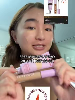 most underrated makeup brand ever #tower28 #concealer #tintedsunscreen #skintint 