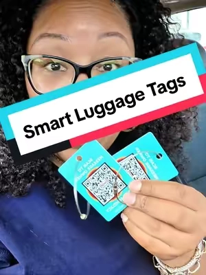 DON'T WAIT UNTIL AFTER THE FACT TO GRAB YOURS! PERFECT FOR TRIPS & GIFTS!@seqrcontact  #luggagetag #traveltips #traveltok #blackwomen #giftsforwomen 