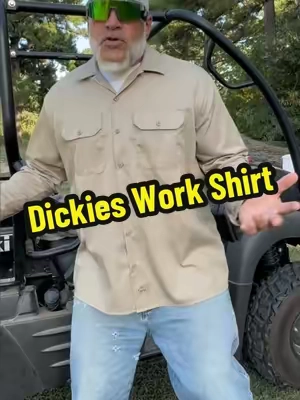Dickies Long Sleeve Work Shirt ##workshirt ##dickies ##longsleeveshirt ##workwear ##TikTokshopbacktoschool