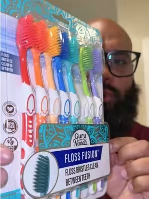 More is better and these Floss Fusion Toothbrushes are selling out fast! @GuruNanda LLC @Puneet Nanda bridge the gap #gurunanda #dentalcare #dentalhealth #toothbrush  #flossing 