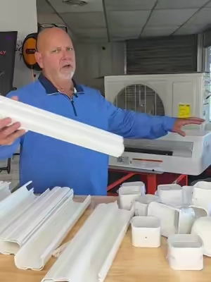 Mini Split Line Set Cover #minisplit #airconditioner #heat #linecover #DIY 