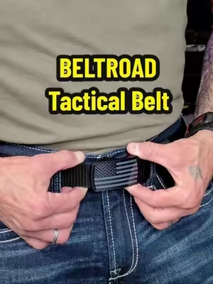 Built tough and made to stand out. 🇺🇸 The BELTROAD American Flag Heavy Duty Tactical Nylon Ratchet Belt gives you a secure, adjustable fit with a rugged everyday design. #BELTROAD #TacticalBelt #AmericanFlag #EverydayCarry #EDCGear 