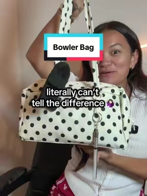 Just saved myself 100 bones by getting this purse instead 😱 #polkadotbag #fashioninspo #cutebag #bowlerbag #TiktokBackToSchool  