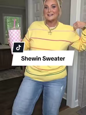 My favorite striped sweater!! @shewin_official_us #sweater #falloutfits #OOTD #comfyoutfit #CapCut 
