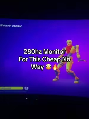 280hz Monitor for this cheap is crazy 🤪 #gamingmonitor #tiktokshop #budgetmonitor #xyzbca #280hz 