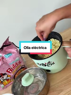 Olla eléctrica #olla #ramen #ramennoodles #ramenhacks #TikTokshopbacktoschool 