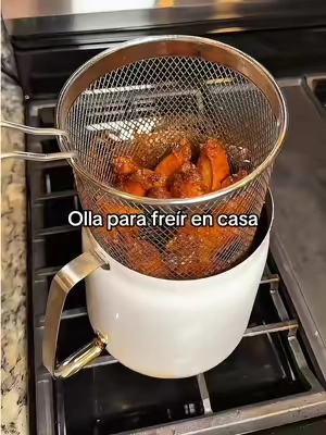 Olla para freír, freidora de acero inoxidable, olla con canasta para freír, olla con filtro de aceite, recipiente para guardar aceite, freidora para pollo y papas. PUCOHOUSE New Model Korean/Jap #OllaParaFreír #FreidoraDeAceroInoxidable #FreidoraConCanasta @PUCOHOUSE 