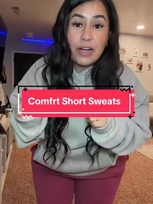 Finally the short girlies can wear Comfrt sweats without them dragging! #comfrt #comfrtsweats #comfrtshortsweats #shortgirlfashion #petitefashion 