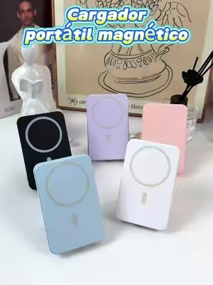 Un power bank que también funciona como soporte 👀 #magneticpowerbank #powerbank #TikTokshopbacktoschool #dealsforyoudays #TikTokShopDealsforYouDays 