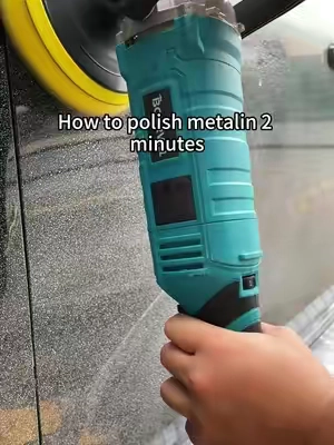 Want to try this affordable polisher from TikTok? Is it really worth the money?#cardetailing #polishingcar #toolset #carwax #carcare 