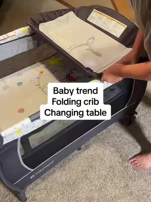 If you travel you need this. If you’re a grandma you need this too! #portablecrib #travelcrib #bassinet #changingtable #tiktokshopcreatorpicks 