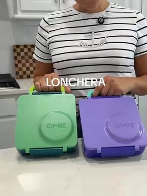 OmieBox Insulated Bento Lunch Box with Thermos and 3 Compartments - TTS, High Quality Stainless Steel, Leak-Proof @OmieLife  #omiebox #omieboxlunch #lonchera  #backtoschoolshopping #packedlunches