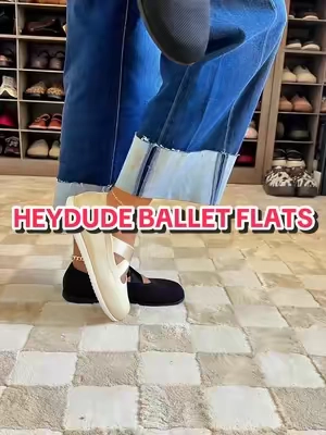 @HeyDude  #heydudeshoes  #balletflats  #shoes #falloutfits  #comfyshoes  