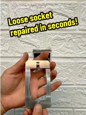 Loose socket repaired in seconds! #homerepair #DIY #tiktokmademebuyit #homelmprovement #tooltok 