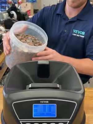 Stop counting coins by hand 😩 This sorter does 2000 coins FAST! 💰 #backtoschool #coinsorter # #VEVOR #fyp #coin