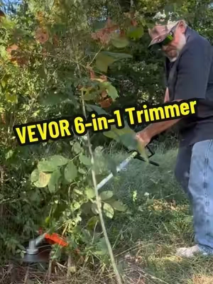 VEVOR 52CC 6-in-1 Multi-Functional Trimming Tools #trimmer, #vevor, #yardwork, #TikTokshopbacktoschool, #TikTokShopCreatorPicks 