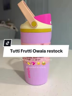 Finally a CUTE LEAK PROOF KIDS TUMBLER for back to school! 😍 Just restocked! @Owala #owala #owalatuttifrutti #owalakidstumbler #owalafreesipsway #TikTokshopbacktoschool 