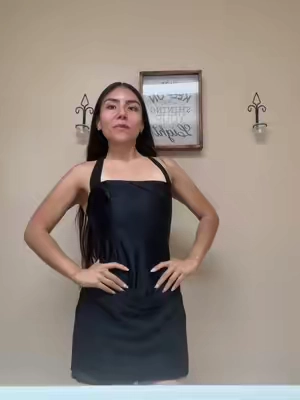 @Azazie US #minidress #halterdress #dress #satindress #littleblackdress 