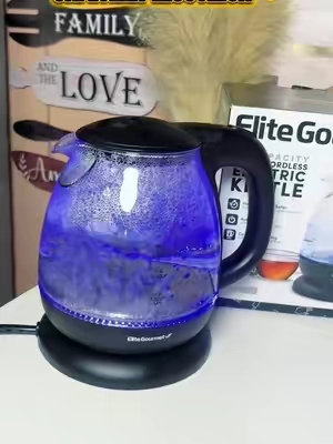 @QVC, Inc #electrickettle #cafetera #coffee #TikTokshopbacktoschool cafetera eléctrica de 1 Litro con jarra de vidrio.