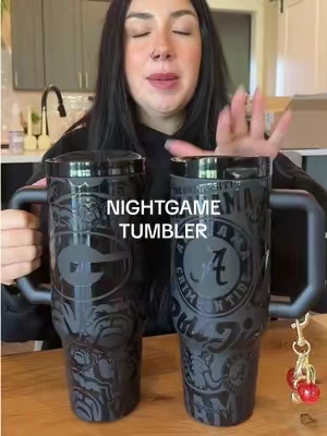 night game edition 🖤🏈✨🧋 @Frost Buddy 