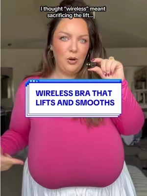 Now this is what the busty besties need from a wireless bra!!! #wirelessbra #supportivebra #plussizebra #brareview #comfortablebra 