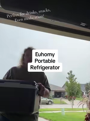 We are using this car refrigerator in our boat! #carrefrigerator #roadtrip #portablerefridgerator #TikTokshopbacktoschool #tiktokshopcreatorpicks 