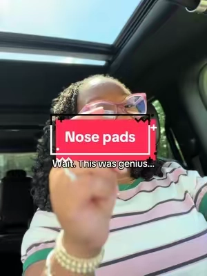 Needed theseeee#nosepads #nosepadsforglassess #setexglassesnosepads #eyeglasshack #eyeglassnosepads 
